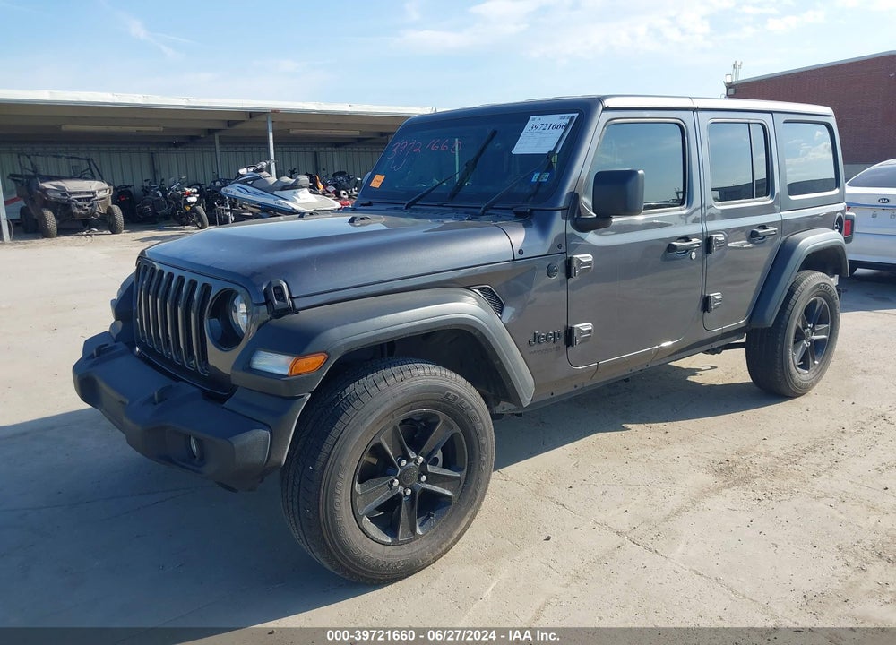 2021 JEEP WRANGLER UNLIMITED SPORT ALTITUDE 4X4 VIN: 1C4HJXDN8MW818447