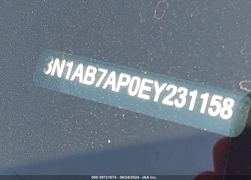 2014 NISSAN SENTRA FE+ S/FE+ SV/S/SL/SR/SV VIN: 3N1AB7AP0EY231158
