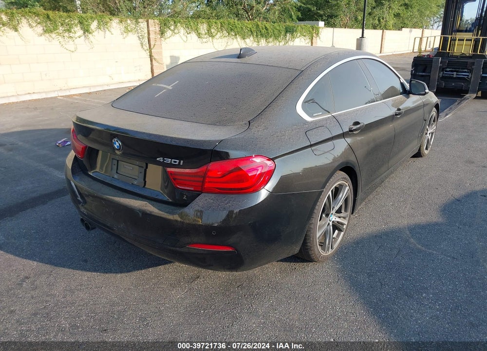 2018 BMW 430I GRAN COUPE VIN: WBA4J1C50JBG78605