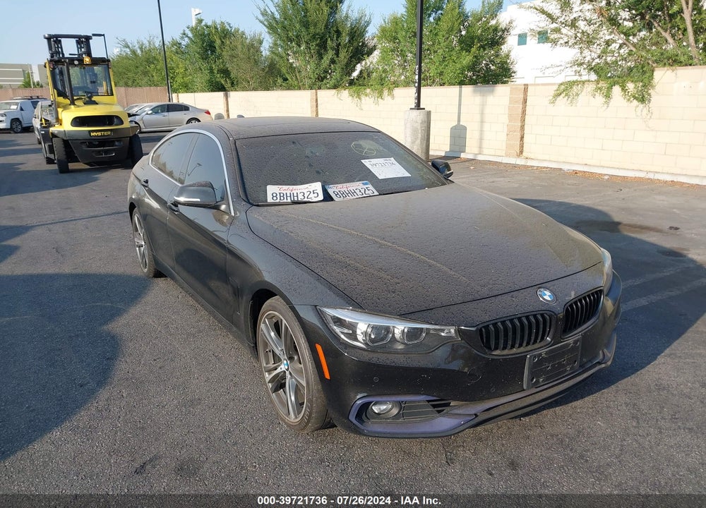 2018 BMW 430I GRAN COUPE VIN: WBA4J1C50JBG78605