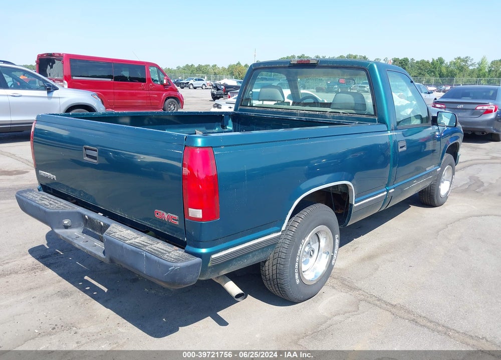 1998 GMC SIERRA 1500 SPECIAL VIN: 1GTEC14W4WZ548539
