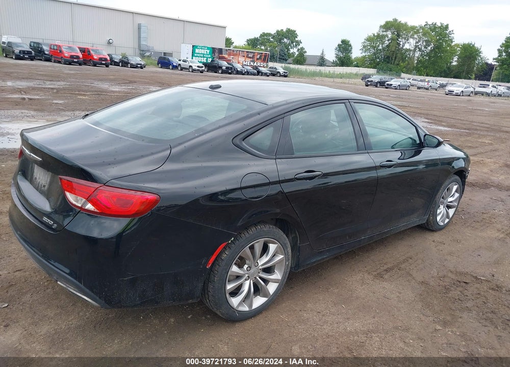 2015 CHRYSLER 200 S VIN: 1C3CCCBBXFN676234
