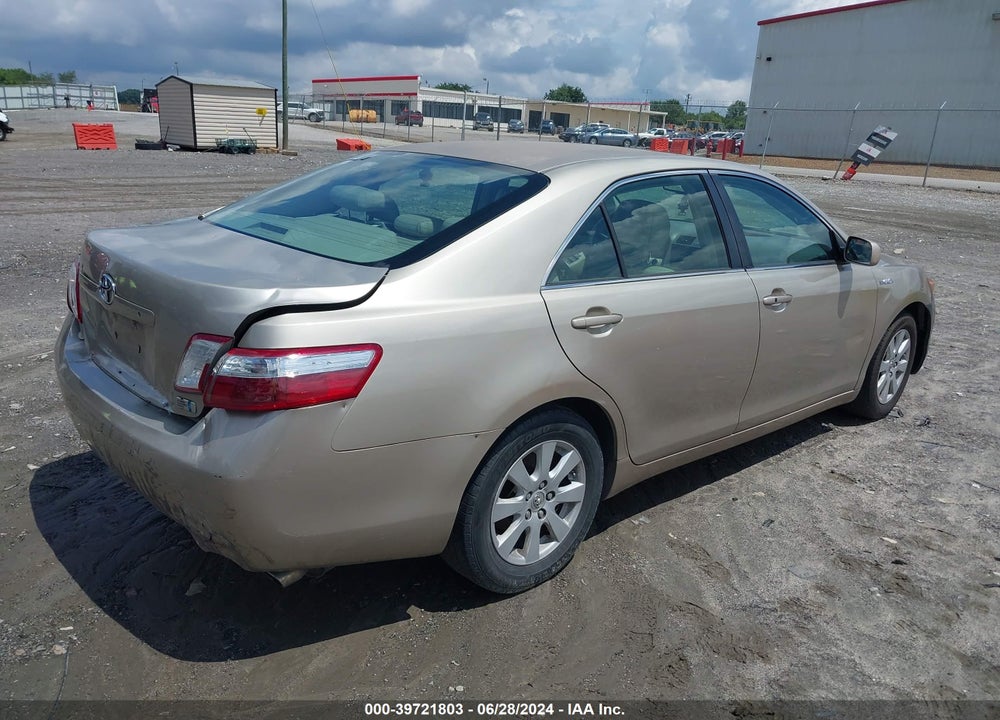 2008 TOYOTA CAMRY HYBRID VIN: 4T1BB46KX8U060287