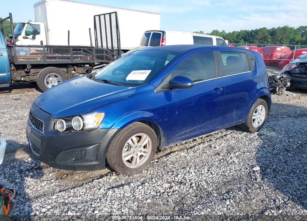 2013 CHEVROLET SONIC LT MANUAL VIN: 1G1JD6SB0D4129938