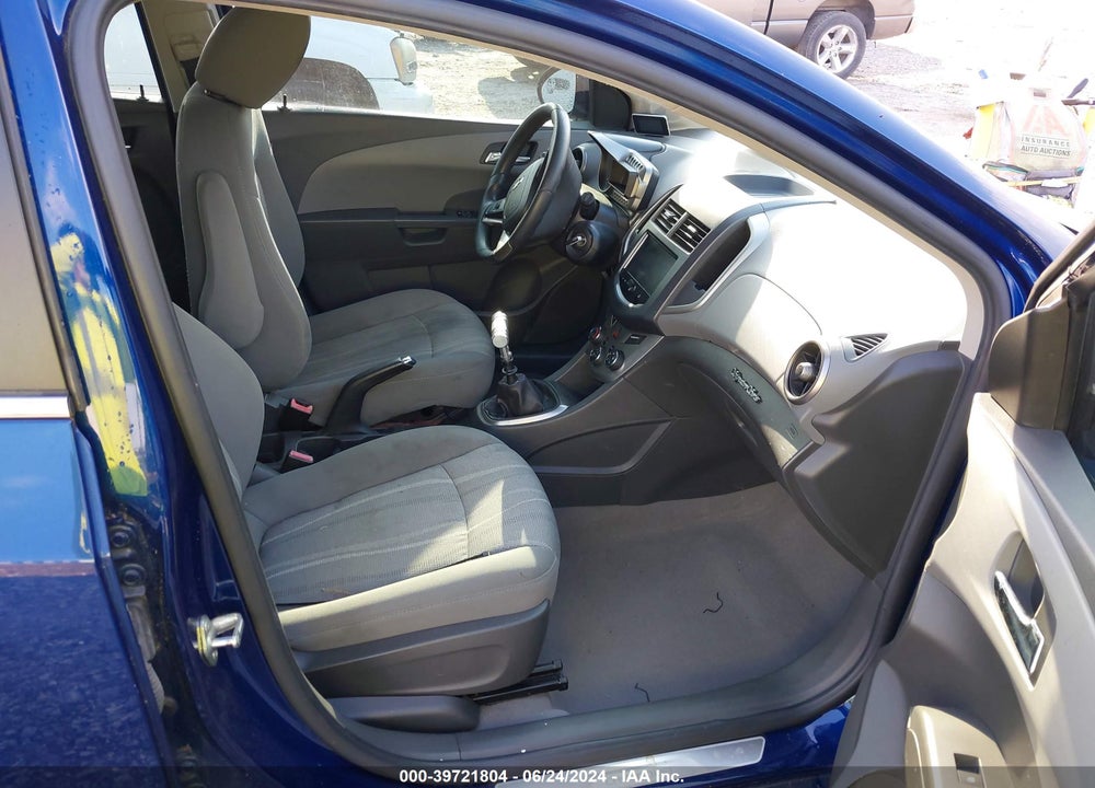 2013 CHEVROLET SONIC LT MANUAL VIN: 1G1JD6SB0D4129938