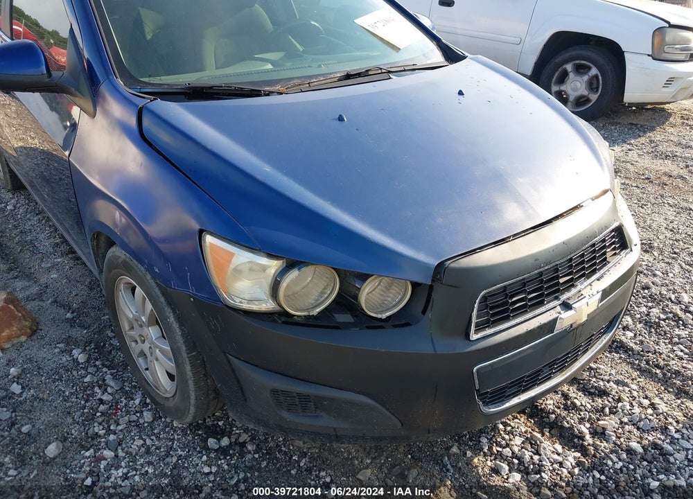 2013 CHEVROLET SONIC LT MANUAL VIN: 1G1JD6SB0D4129938