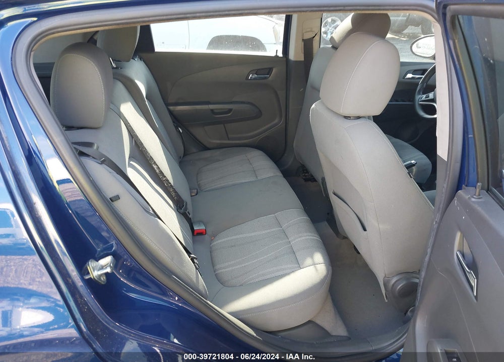 2013 CHEVROLET SONIC LT MANUAL VIN: 1G1JD6SB0D4129938