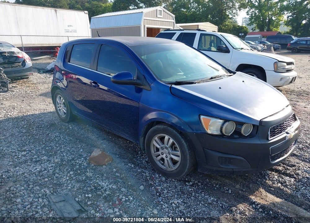 2013 CHEVROLET SONIC LT MANUAL VIN: 1G1JD6SB0D4129938