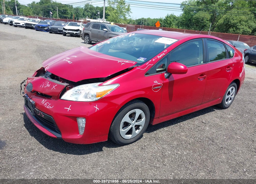 2015 TOYOTA PRIUS THREE VIN: JTDKN3DU2F1906842