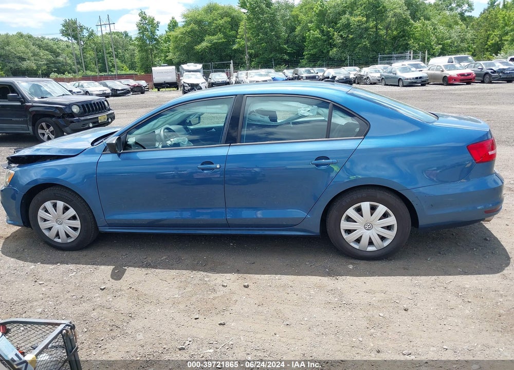 2015 VOLKSWAGEN JETTA 2.0L S VIN: 3VW2K7AJ7FM418934