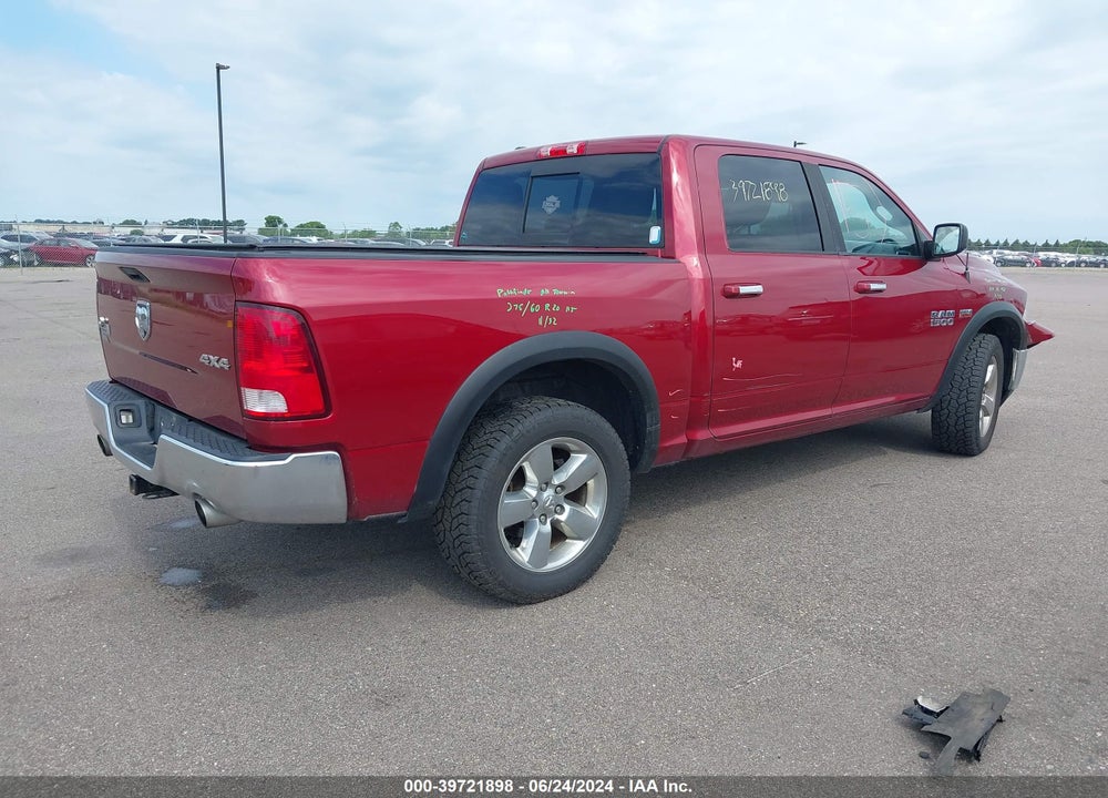 2014 RAM 1500 BIG HORN VIN: 1C6RR7LT4ES468795
