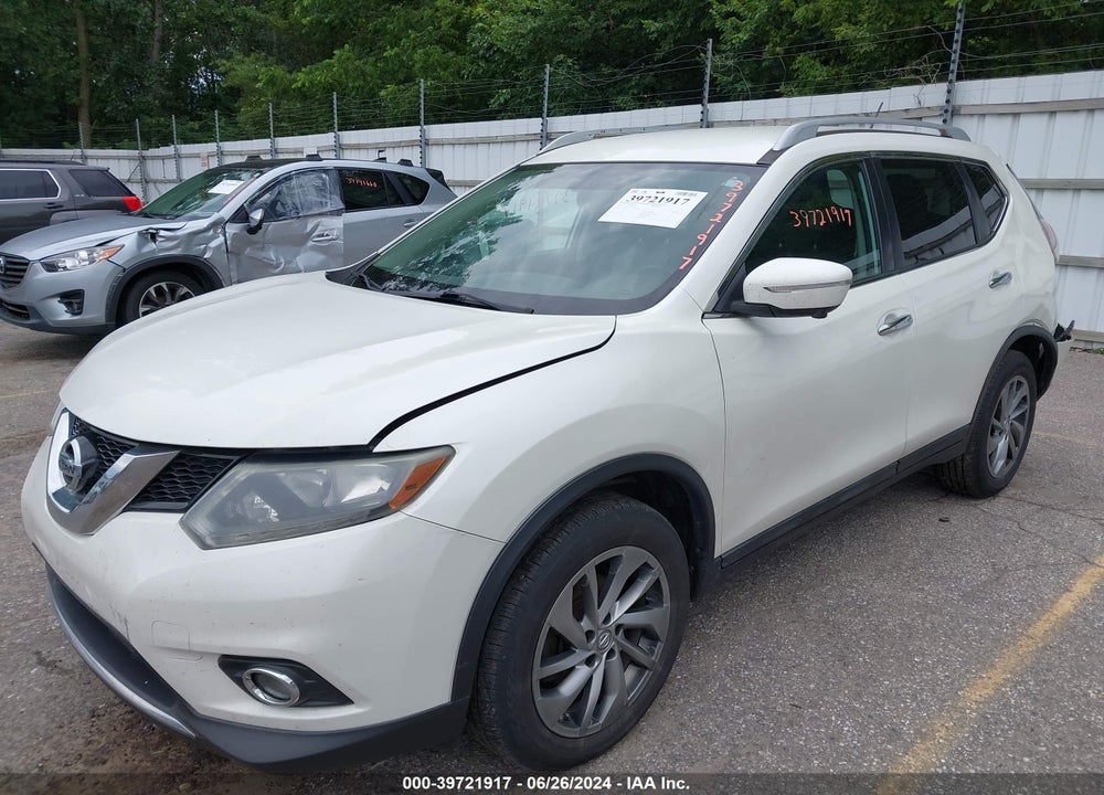 2015 NISSAN ROGUE SL VIN: 5N1AT2MV3FC839611