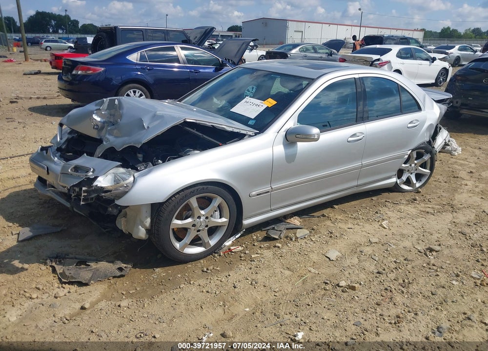 2007 MERCEDES-BENZ C 230 SPORT VIN: WDBRF52H07E024719