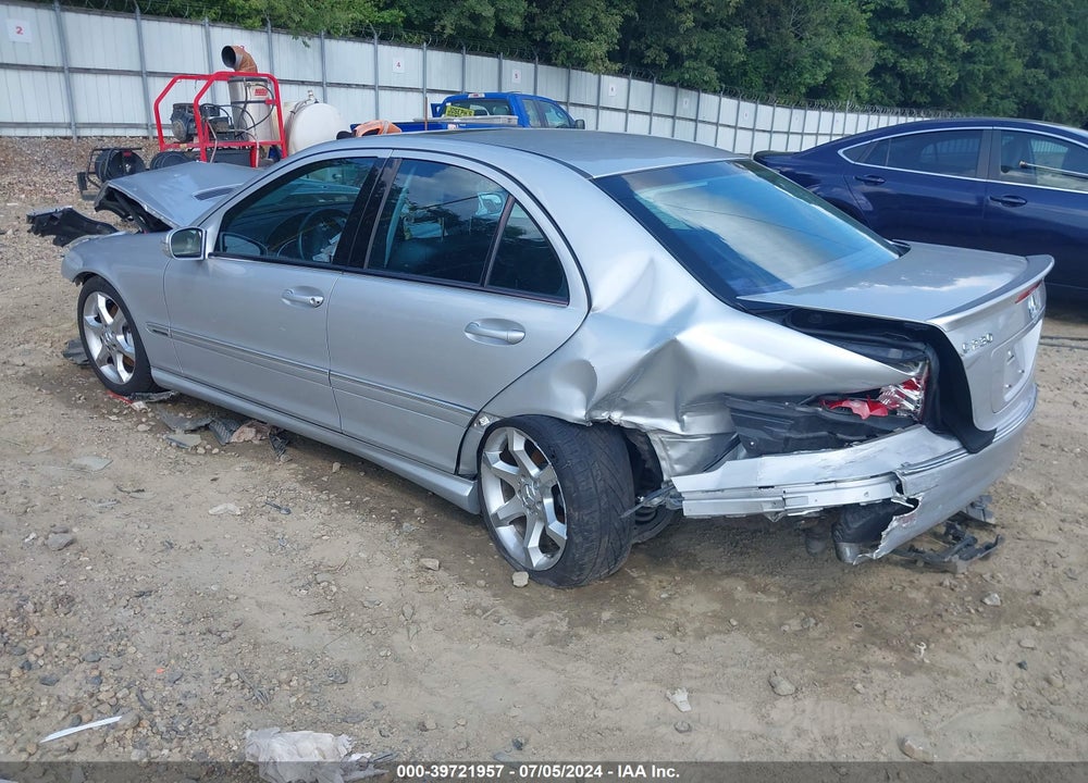 2007 MERCEDES-BENZ C 230 SPORT VIN: WDBRF52H07E024719