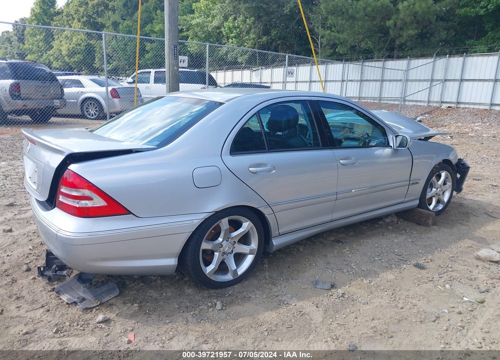2007 MERCEDES-BENZ C 230 SPORT VIN: WDBRF52H07E024719