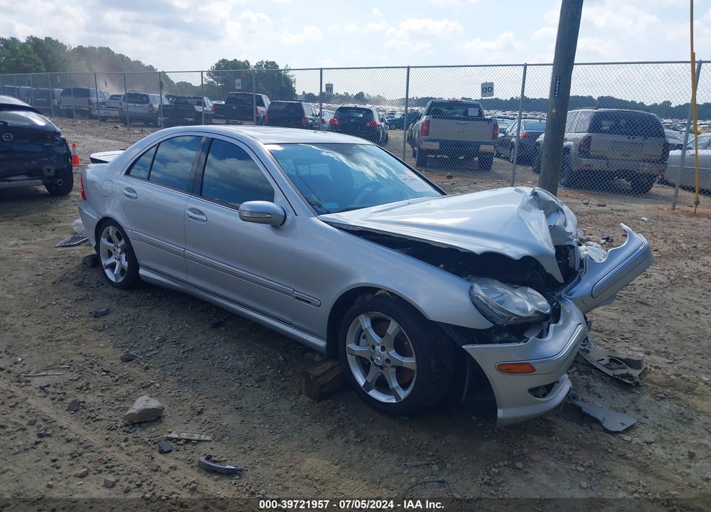 2007 MERCEDES-BENZ C 230 SPORT VIN: WDBRF52H07E024719