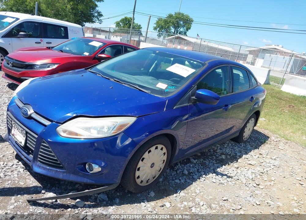 2012 FORD FOCUS SE VIN: 1FAHP3F23CL297802