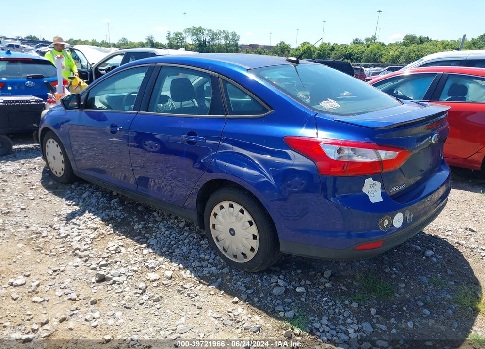2012 FORD FOCUS SE VIN: 1FAHP3F23CL297802