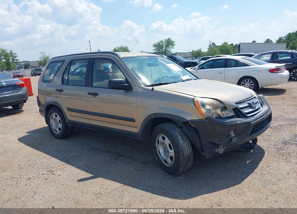 2005 HONDA CR-V LX VIN: JHLRD68505C003133
