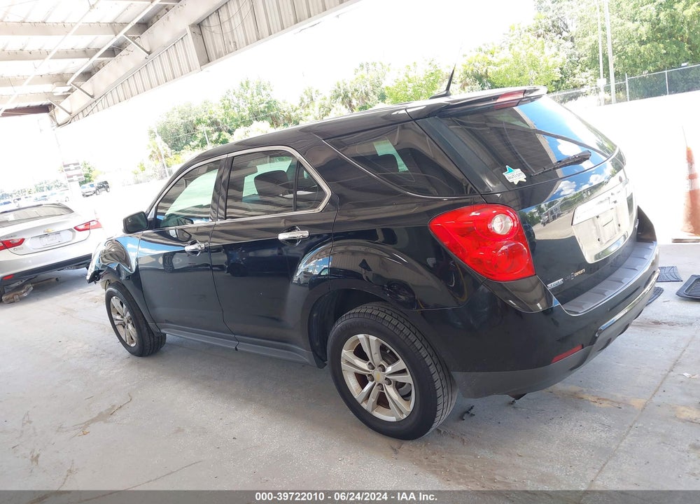 2012 CHEVROLET EQUINOX LS VIN: 2GNALBEK9C1186994