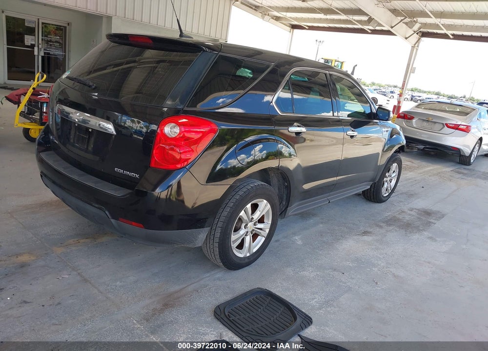 2012 CHEVROLET EQUINOX LS VIN: 2GNALBEK9C1186994