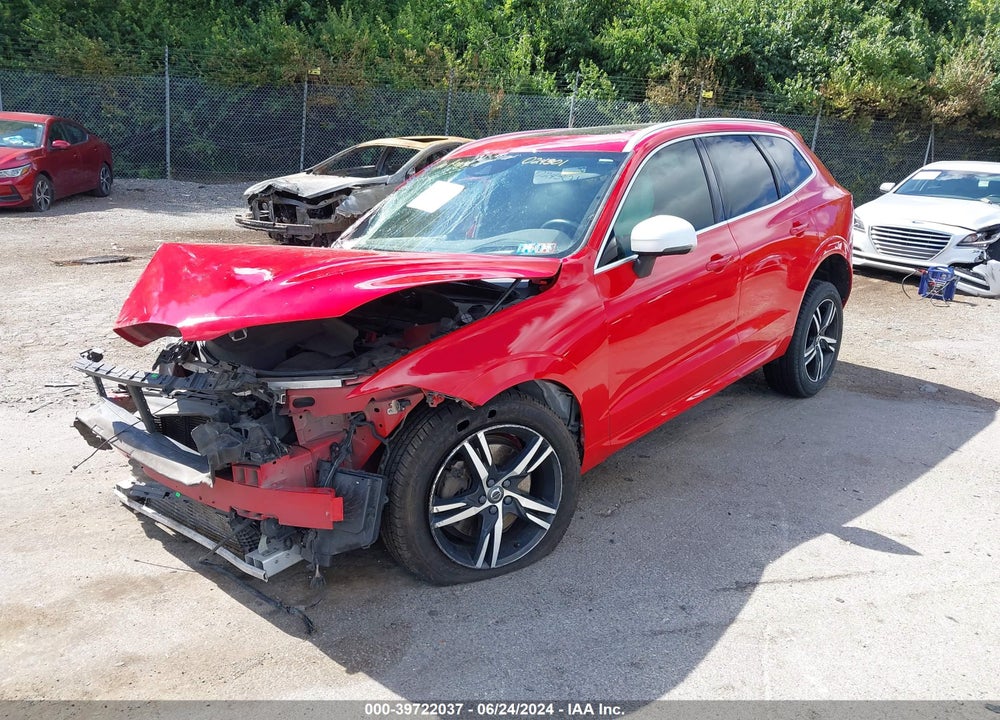 2018 VOLVO XC60 T6 R-DESIGN VIN: YV4A22RMXJ1024301