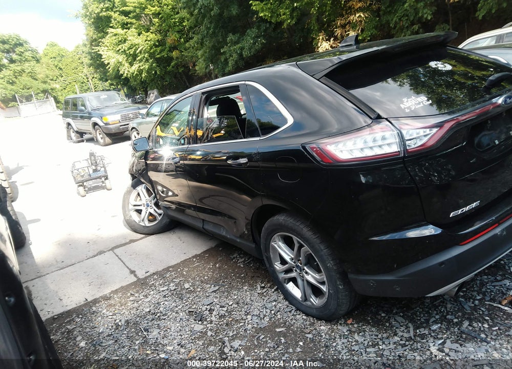 2016 FORD EDGE TITANIUM VIN: 2FMPK4K96GBB42563