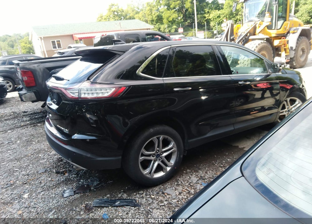 2016 FORD EDGE TITANIUM VIN: 2FMPK4K96GBB42563