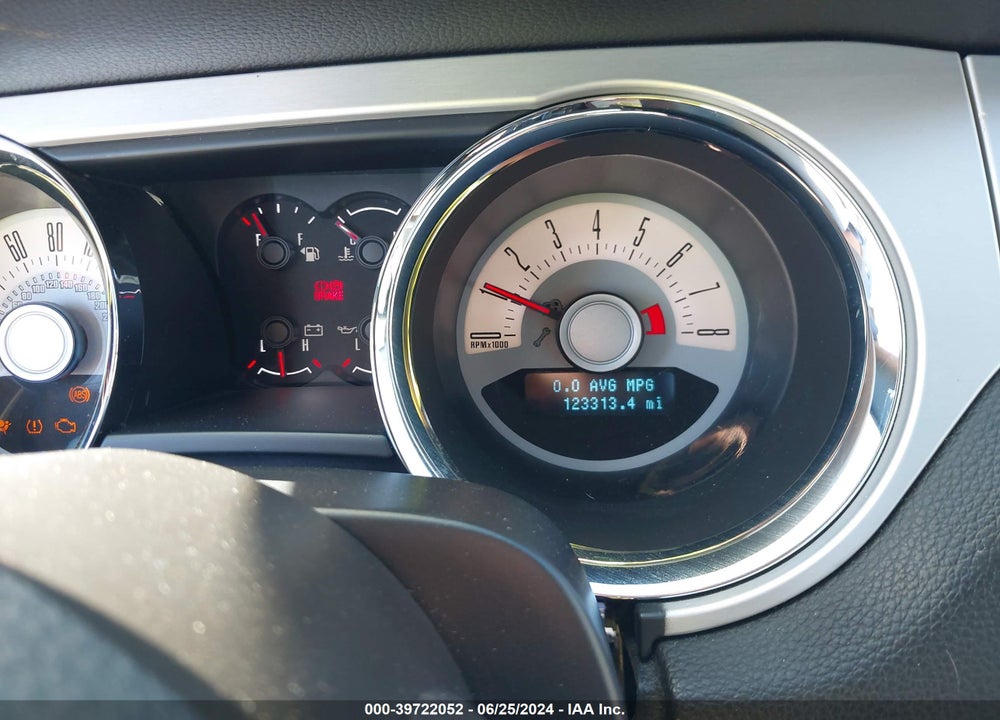 2012 FORD MUSTANG V6 PREMIUM VIN: 1ZVBP8AM1C5222121