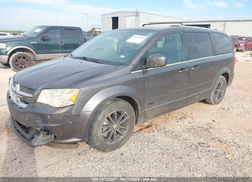 2017 DODGE GRAND CARAVAN SXT VIN: 2C4RDGCG2HR639852