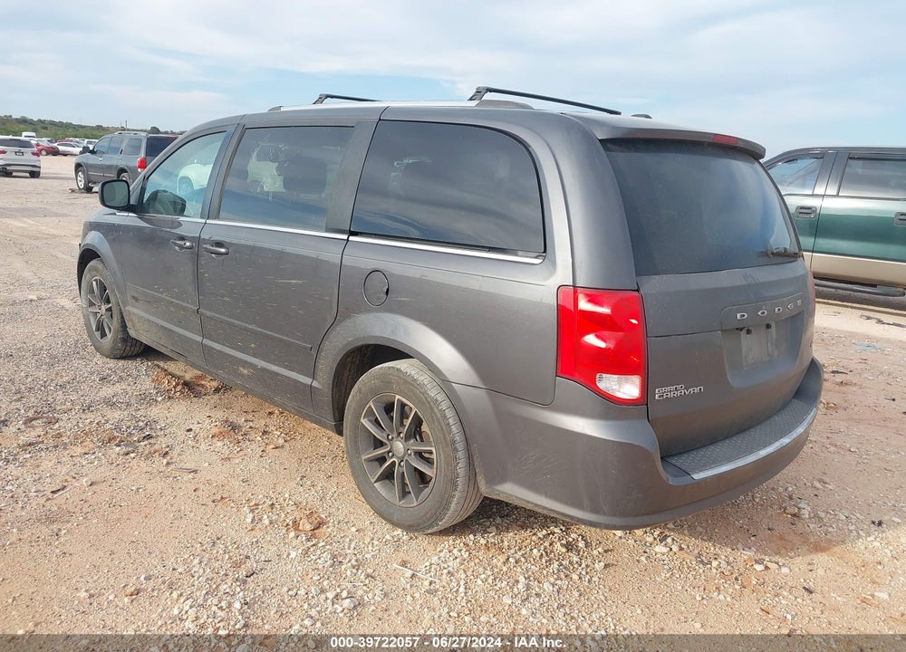2017 DODGE GRAND CARAVAN SXT VIN: 2C4RDGCG2HR639852