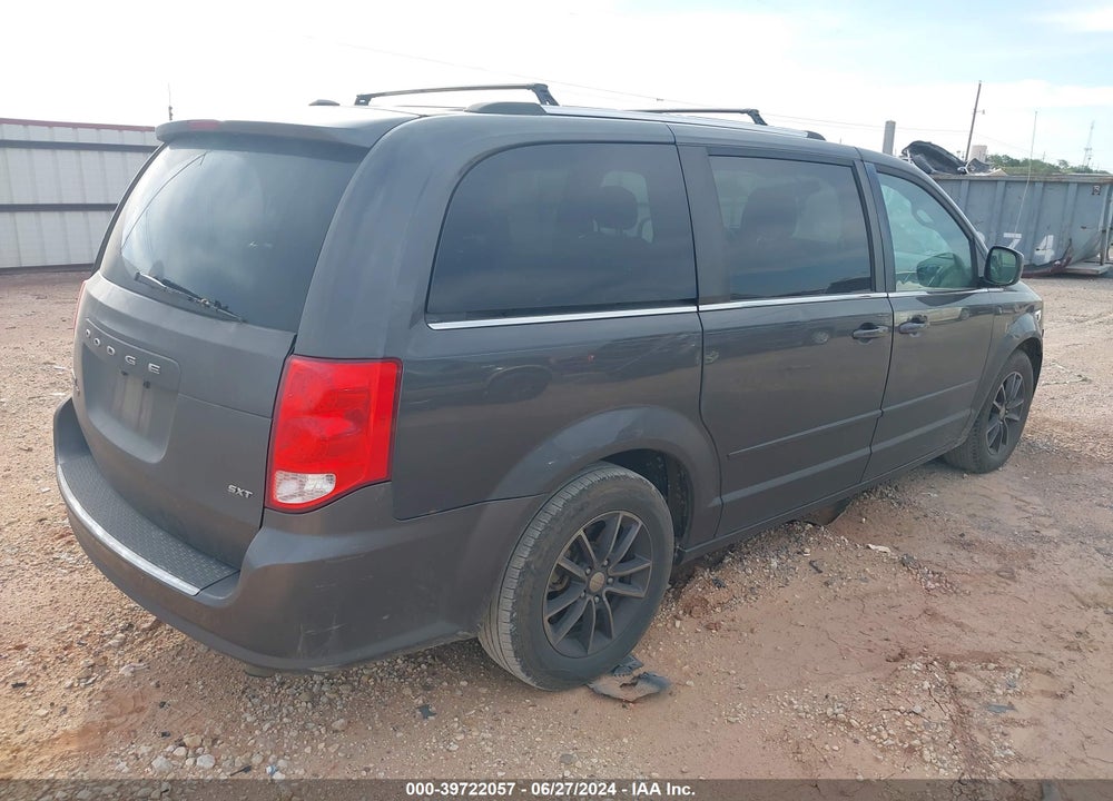 2017 DODGE GRAND CARAVAN SXT VIN: 2C4RDGCG2HR639852