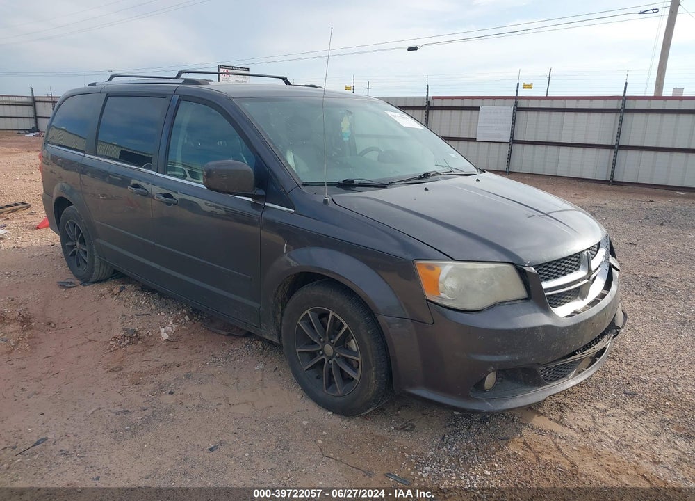 2017 DODGE GRAND CARAVAN SXT VIN: 2C4RDGCG2HR639852