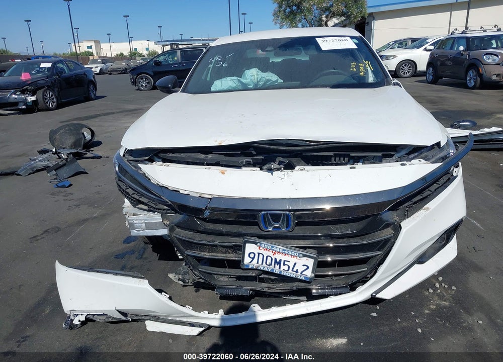2022 HONDA ACCORD HYBRID SPORT VIN: 1HGCV3F28NA037101