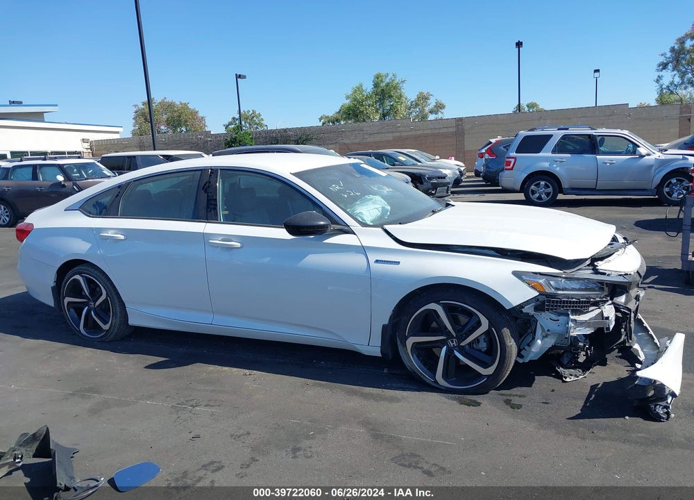 2022 HONDA ACCORD HYBRID SPORT VIN: 1HGCV3F28NA037101