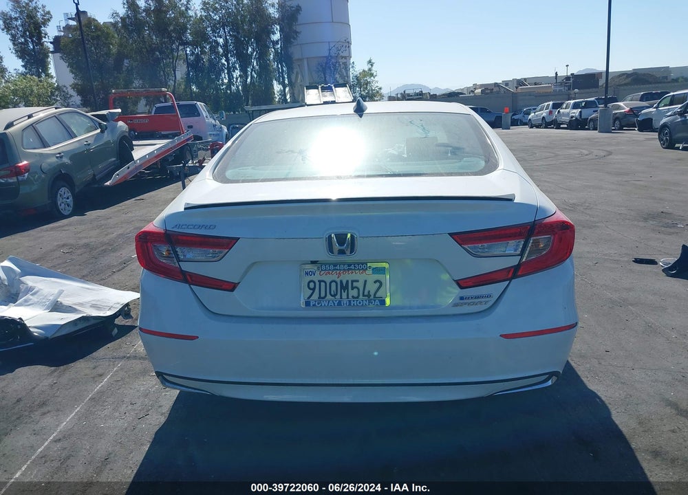 2022 HONDA ACCORD HYBRID SPORT VIN: 1HGCV3F28NA037101