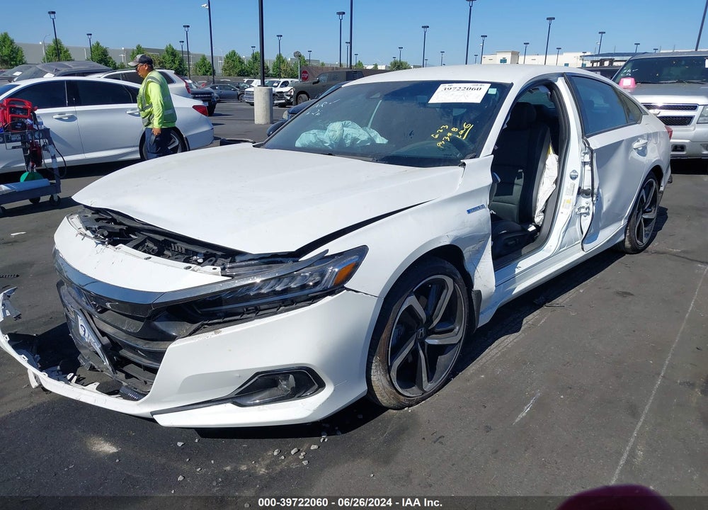2022 HONDA ACCORD HYBRID SPORT VIN: 1HGCV3F28NA037101