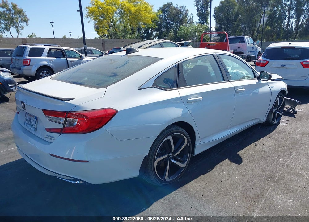 2022 HONDA ACCORD HYBRID SPORT VIN: 1HGCV3F28NA037101