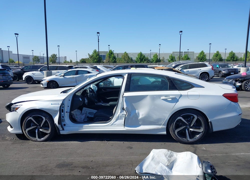 2022 HONDA ACCORD HYBRID SPORT VIN: 1HGCV3F28NA037101