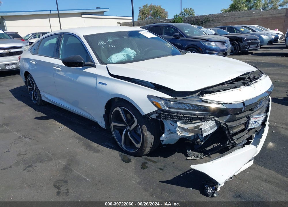 2022 HONDA ACCORD HYBRID SPORT VIN: 1HGCV3F28NA037101