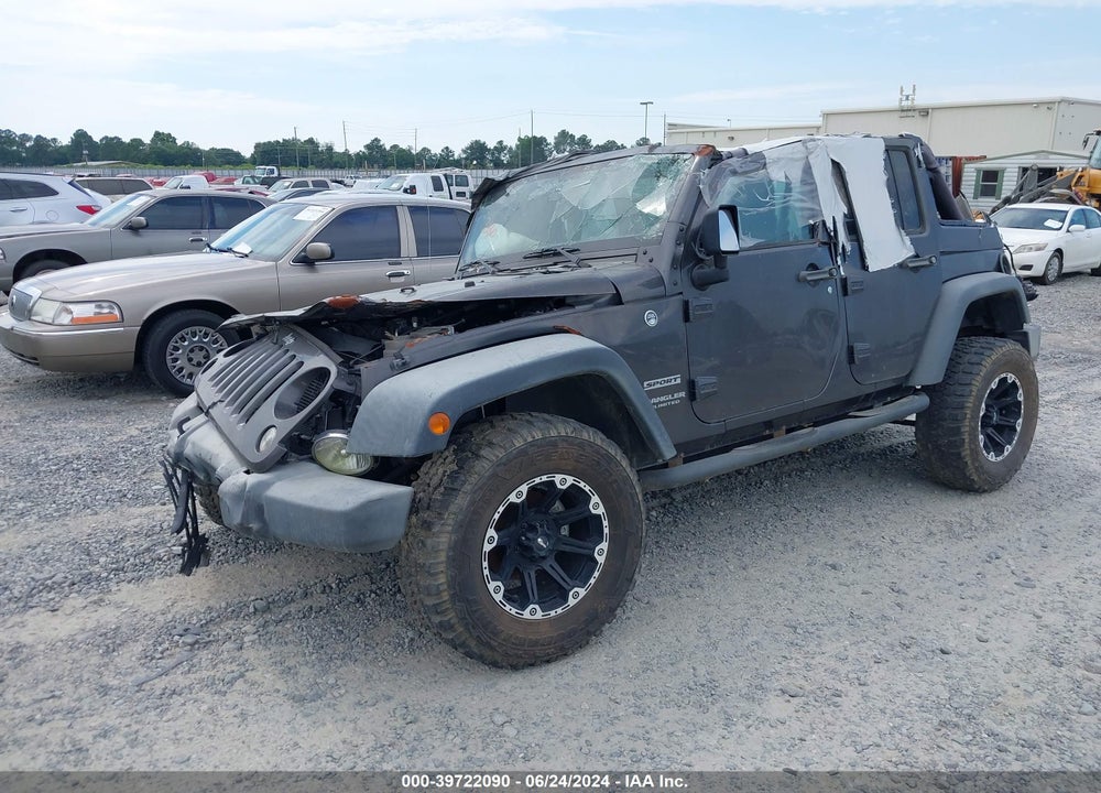 2017 JEEP WRANGLER UNLIMITED SPORT 4X4 VIN: 1C4BJWDG4HL734506