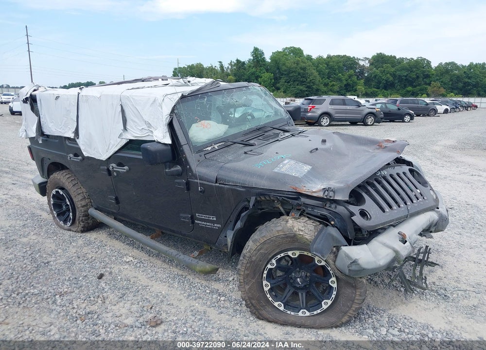 2017 JEEP WRANGLER UNLIMITED SPORT 4X4 VIN: 1C4BJWDG4HL734506