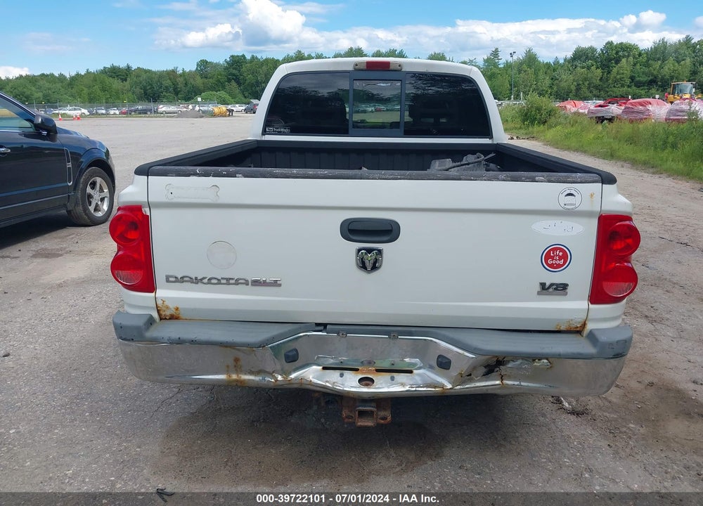 2006 DODGE DAKOTA SLT VIN: 1D7HW48N96S540071