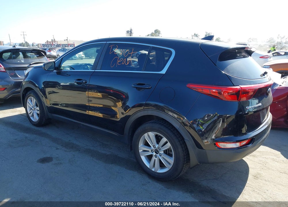 2017 KIA SPORTAGE LX VIN: KNDPM3AC5H7154915