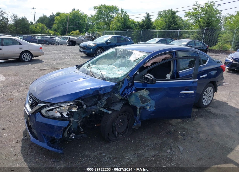 2019 NISSAN SENTRA S VIN: 3N1AB7AP4KY236858