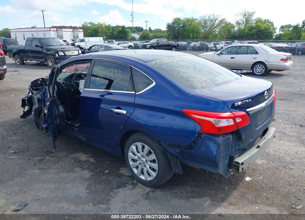 2019 NISSAN SENTRA S VIN: 3N1AB7AP4KY236858