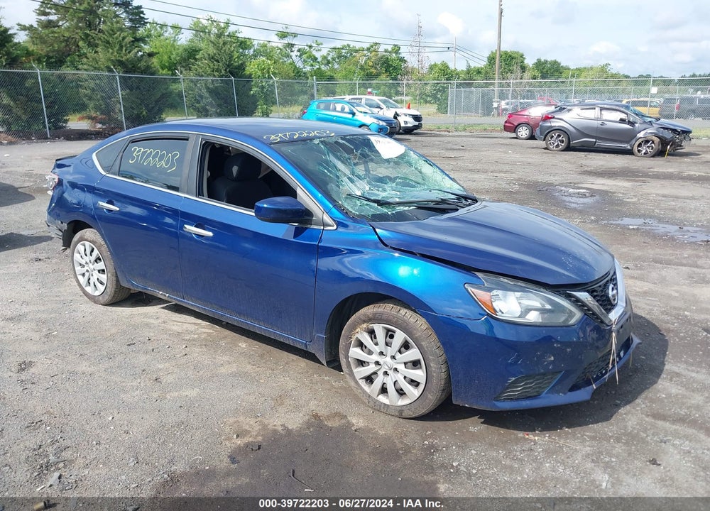 2019 NISSAN SENTRA S VIN: 3N1AB7AP4KY236858