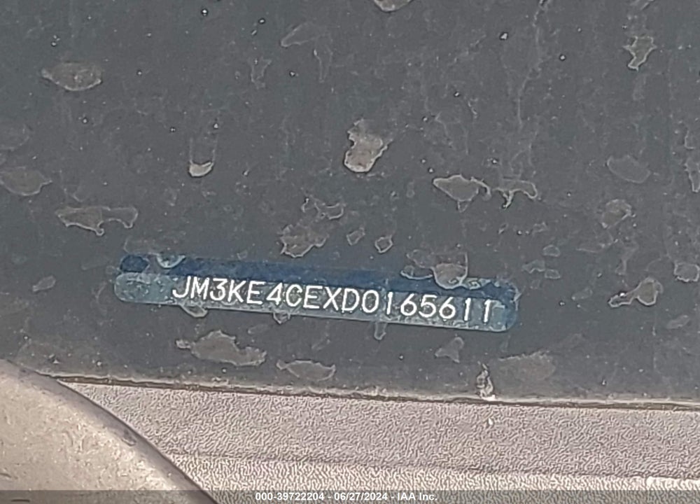 2013 MAZDA CX-5 TOURING VIN: JM3KE4CEXD0165611