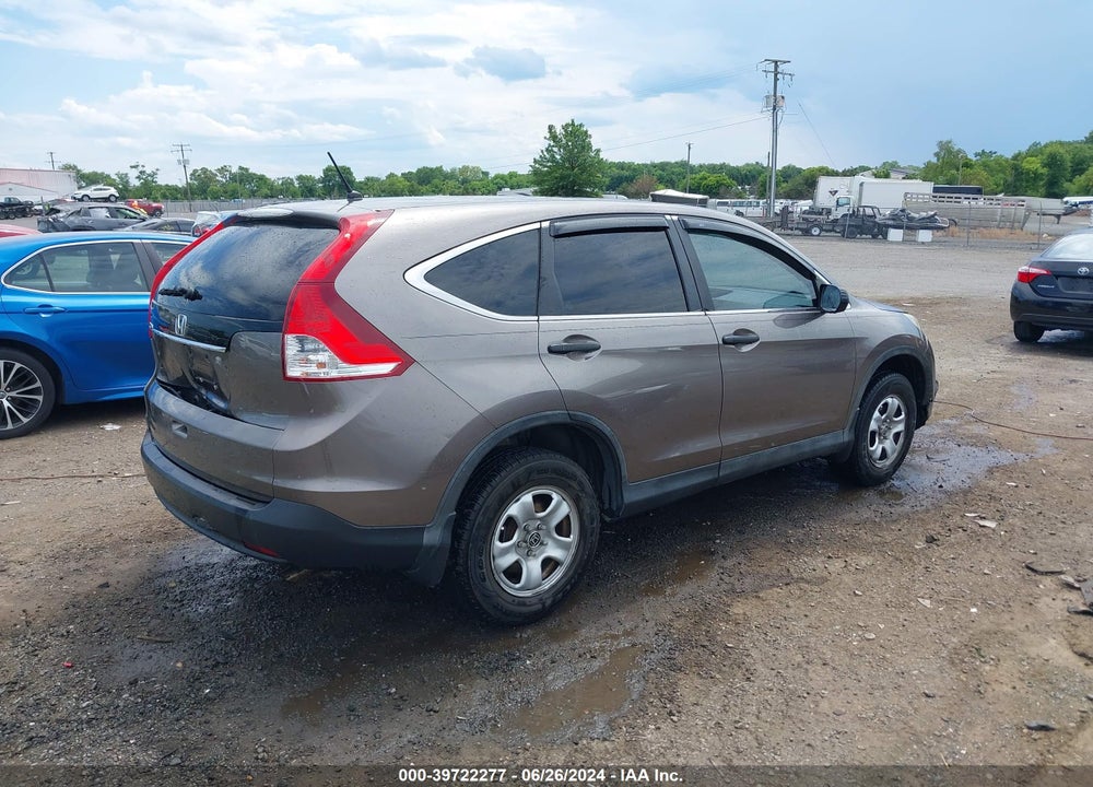 2012 HONDA CR-V LX VIN: 5J6RM3H36CL031035