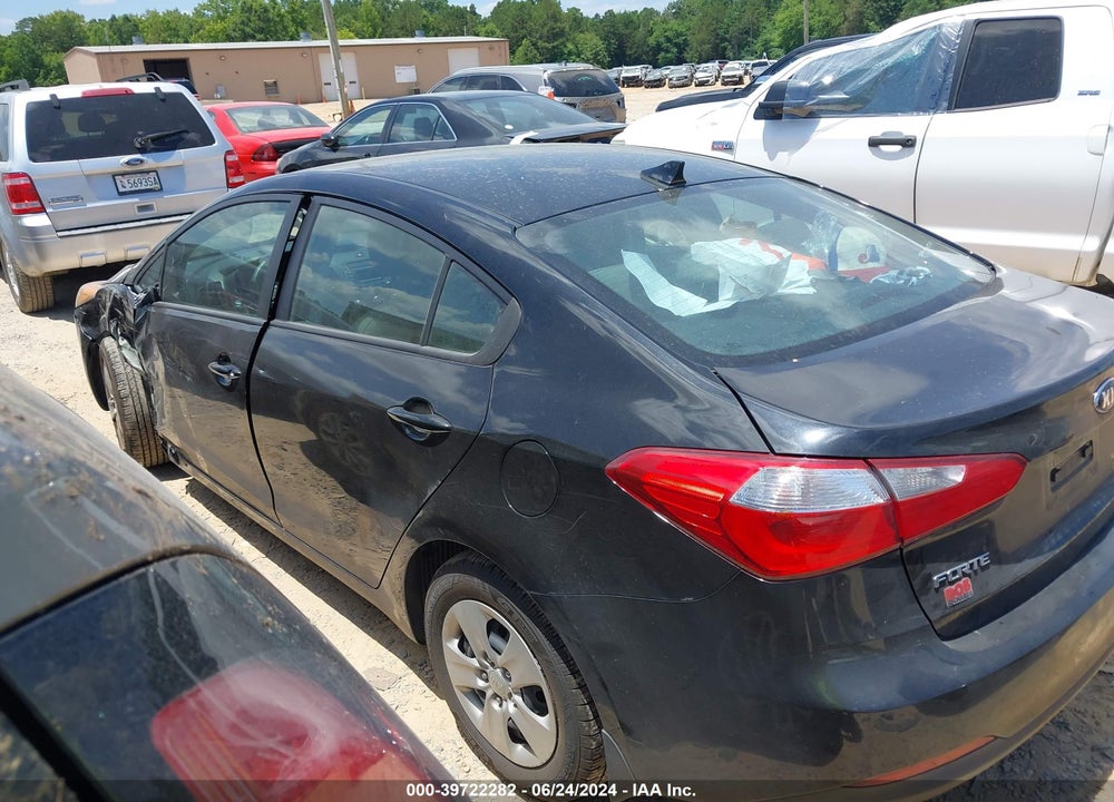 2016 KIA FORTE LX VIN: KNAFK4A62G5550504